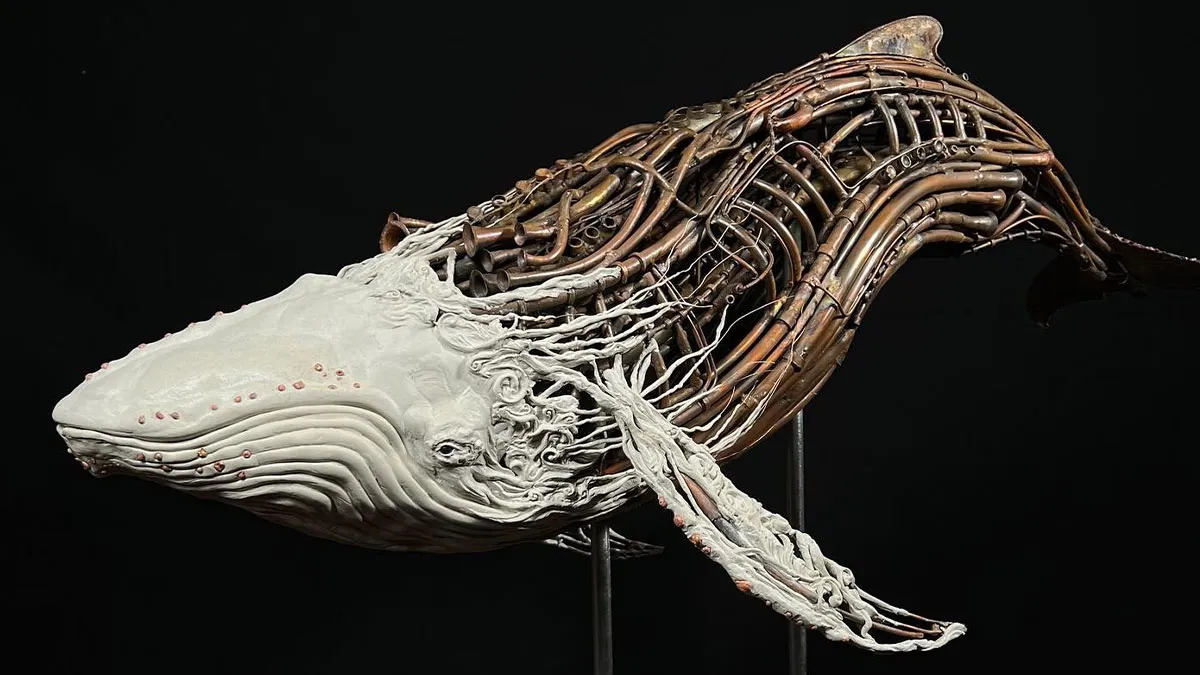 This Guy Makes Animal Sculptures From Junkyard Metal, And They're Hauntingly Beautiful (24 Pics)