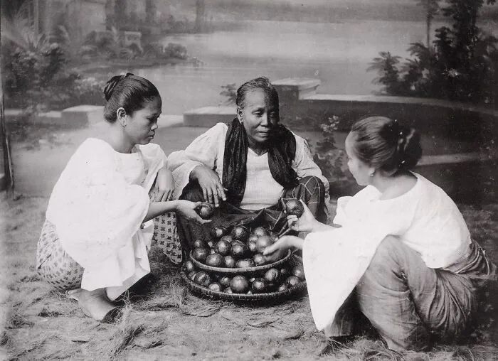 Cocoa - Nut Venders, Philippines, 1890s