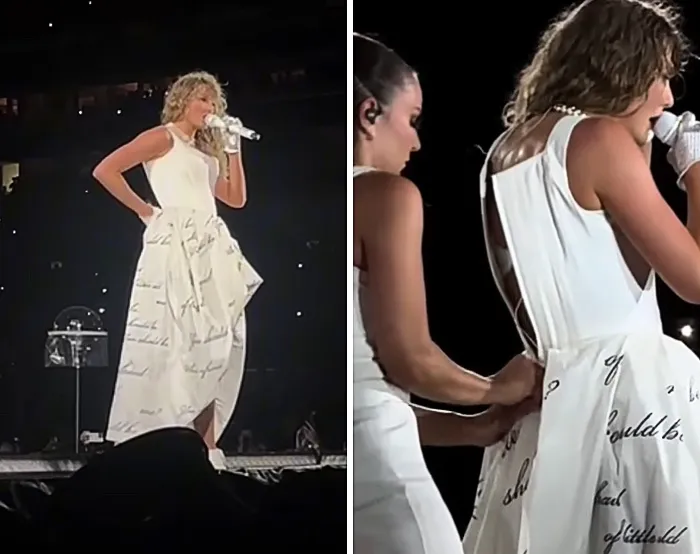 Taylor Swift Mic Pack Wardrobe Malfunction In Miami