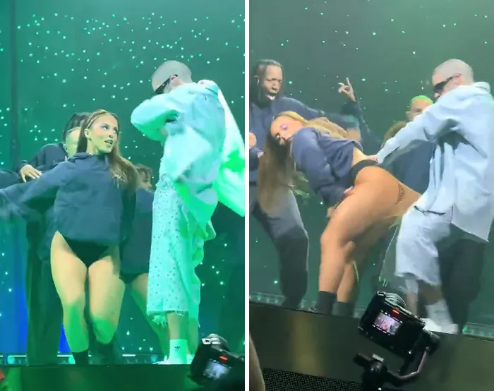 Bad Bunny’s Wardrobe Malfunction During Concert