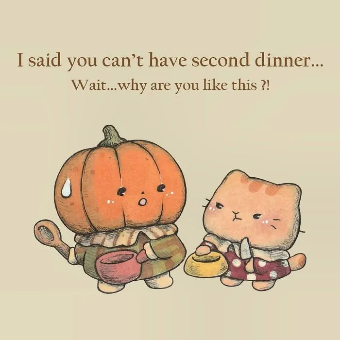 20 Illustrations Featuring A Cute Pumpkin That Hides A Surprisingly Dark Side