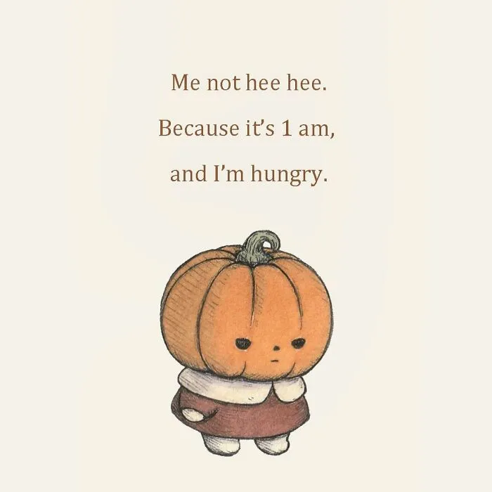 20 Illustrations Featuring A Cute Pumpkin That Hides A Surprisingly Dark Side