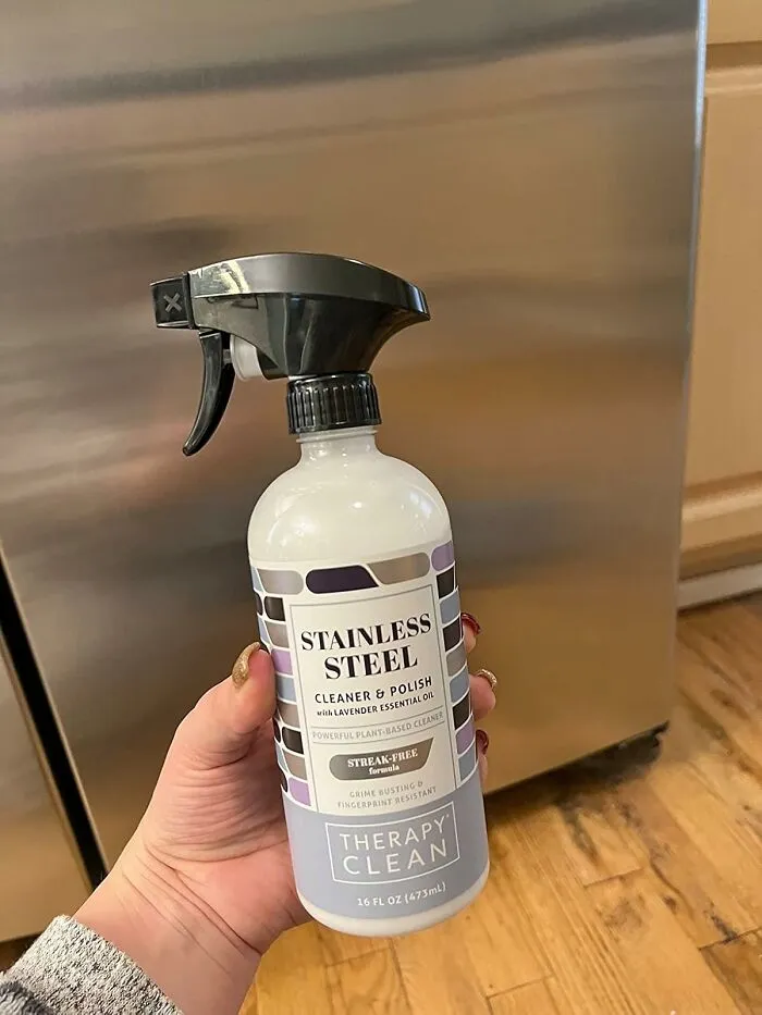 Those Smudges And Fingerprints On Your Appliances Can Disappear, Leaving A Gleaming Surface Your In-Laws Will Approve Of, With A <a Style="Display:inline;" Href="Https://Www.amazon.com/Therapy-Stainless-Steel-Cleaner-Kit/Dp/B01jzx6k1u?ie=utf8&th=1&linkcode=ll1&tag=bpraccoon-20&linkid=c1288ebb6dc8c406359ddf75e6813503&language=en_us&ref_=as_li_ss_tl" Target="_blank"> <span Style="Font: Inherit; Color: #d74b1f;"> Stainless Steel Cleaner</Span>