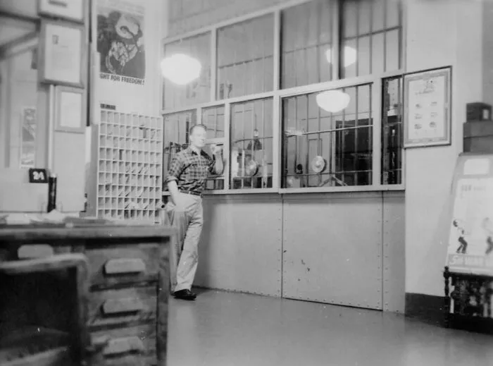 View Of The Original Control Center At Alcatraz Federal Prison
