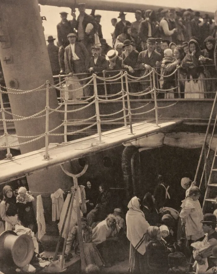 The Steerage, Aboard The SS Kaiser Wilhelm II, Possibly Anchored At Plymouth, England, United Kingdom, 1907