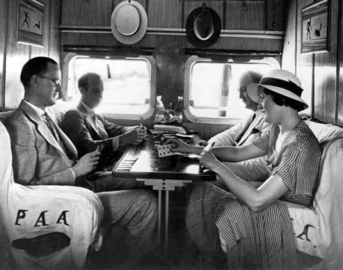 Interior View Of Sikorsky S-40 Plane Miami, Florida, 1931