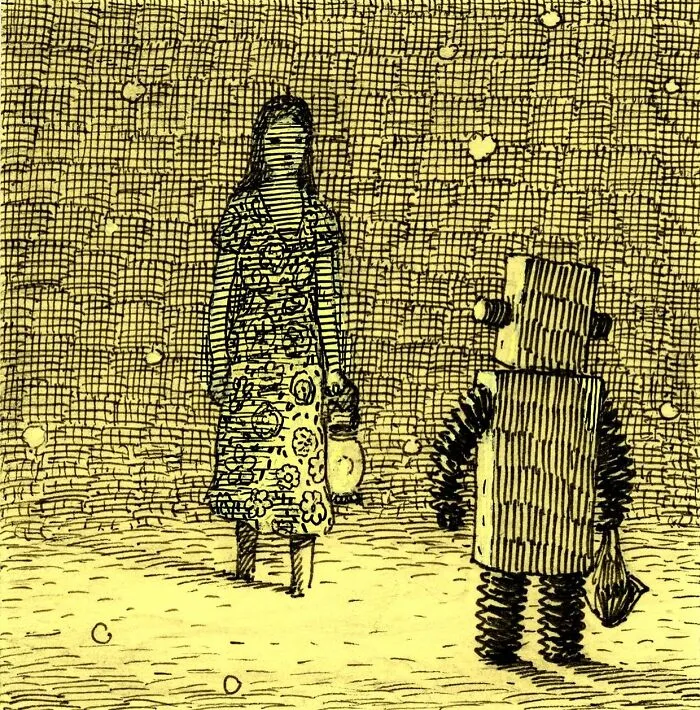 35 Post-It Note Drawings That Are Way Too Good For An Office Desk