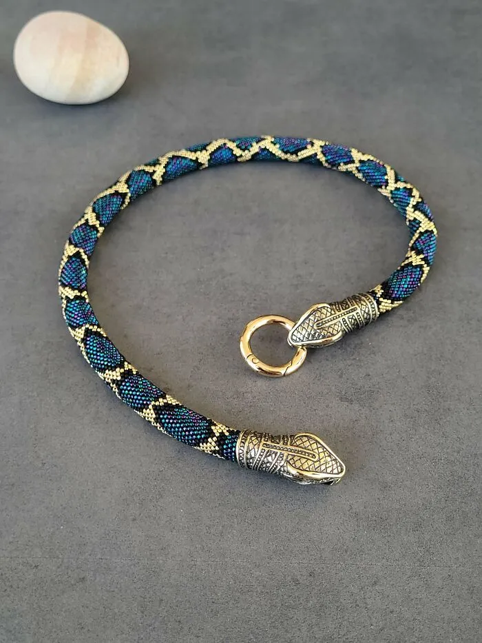 I Used 6,000 Beads To Create This Necklace