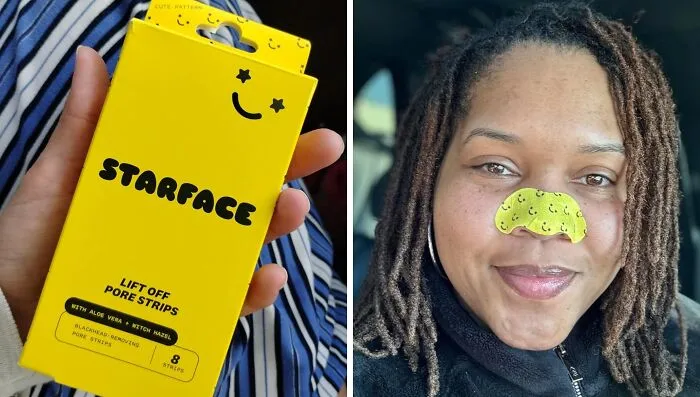 Get Ready For A Satisfyingly Gross Reveal That's More Addictive Than A True-Crime Podcast When You Try <a Style="Display:inline;" Href="Https://Www.amazon.com/Starface-Blackhead-Remover-Cleansing-Patches/Dp/B0bwsgj6j2?ie=utf8&linkcode=ll1&tag=bpsheep-20&linkid=316bf873cd941abb51d0f9091f3367e3&language=en_us&ref_=as_li_ss_tl" Target="_blank"> <span Style="Font: Inherit; Color: #d74b1f;"> Starface Pore Strips </Span>