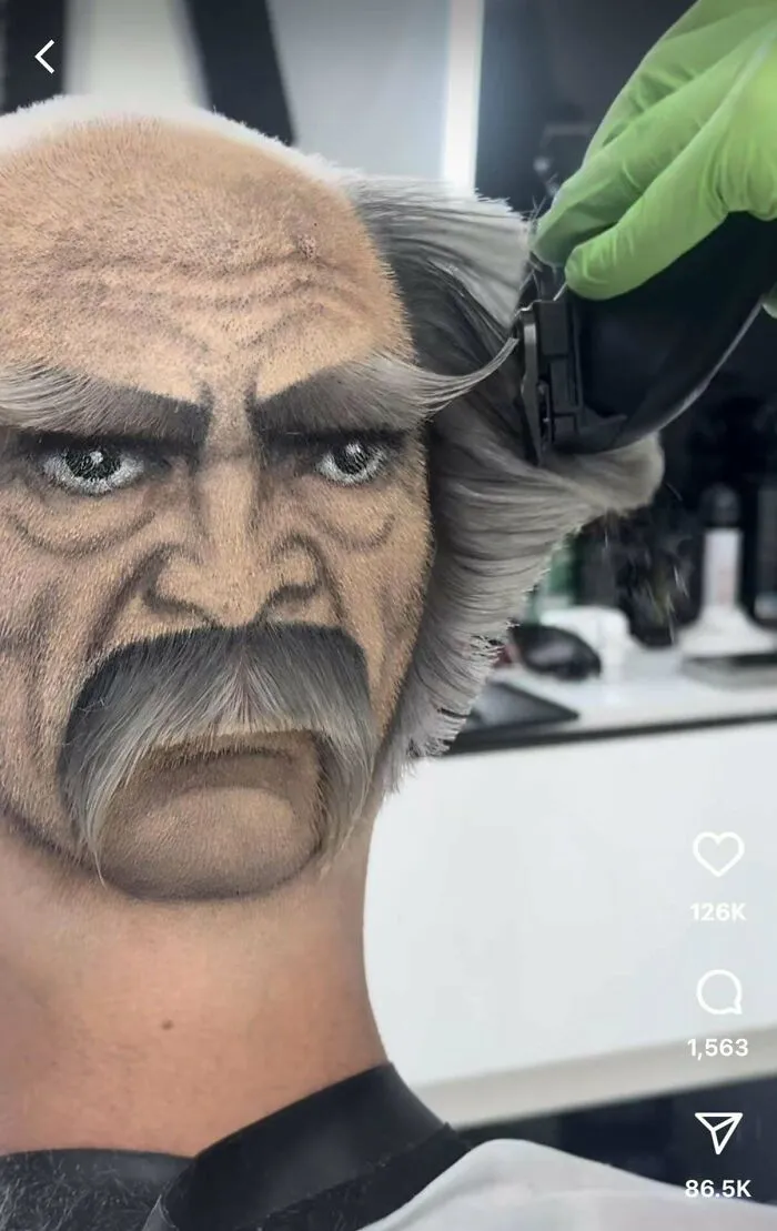 Magnífico corte de pelo