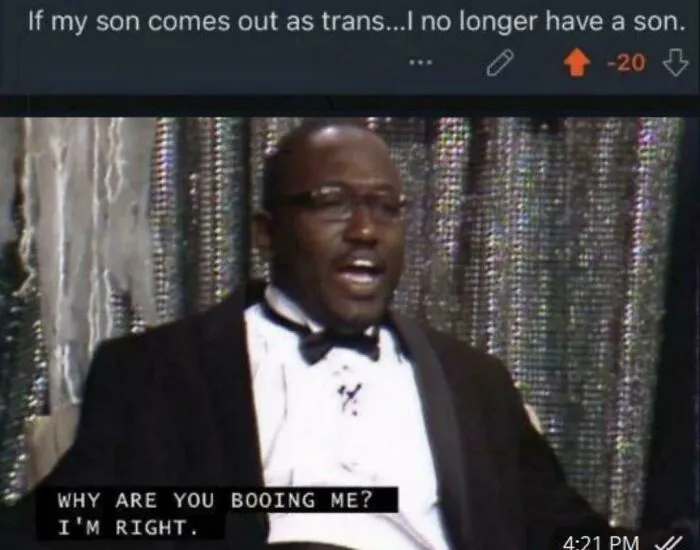Downvotes Show Some People Didn't Get It