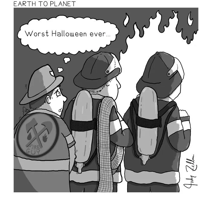 "Earth To Planet": 27 New Humorous Comics By Jody Zellman To Boost Your Mood