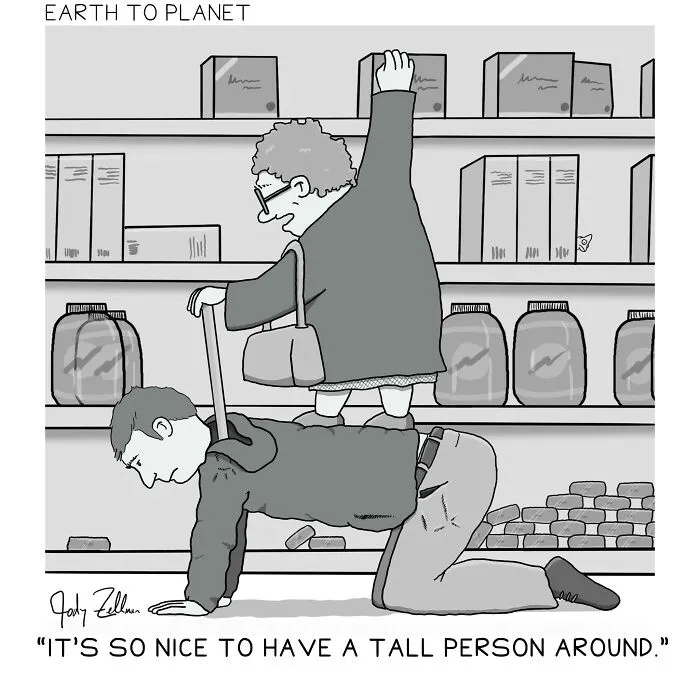 "Earth To Planet": 27 New Humorous Comics By Jody Zellman To Boost Your Mood