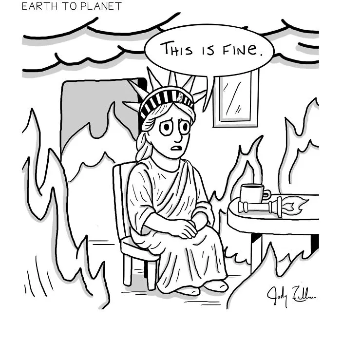 "Earth To Planet": 27 New Humorous Comics By Jody Zellman To Boost Your Mood
