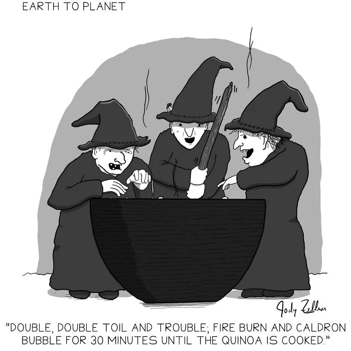 "Earth To Planet": 27 New Humorous Comics By Jody Zellman To Boost Your Mood