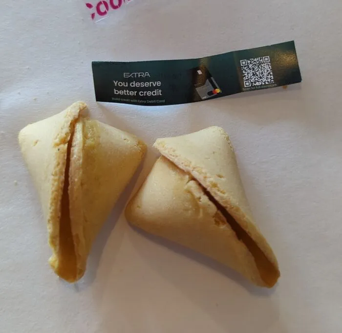 My Fortune Cookie Had A Qr Code Ad Inside