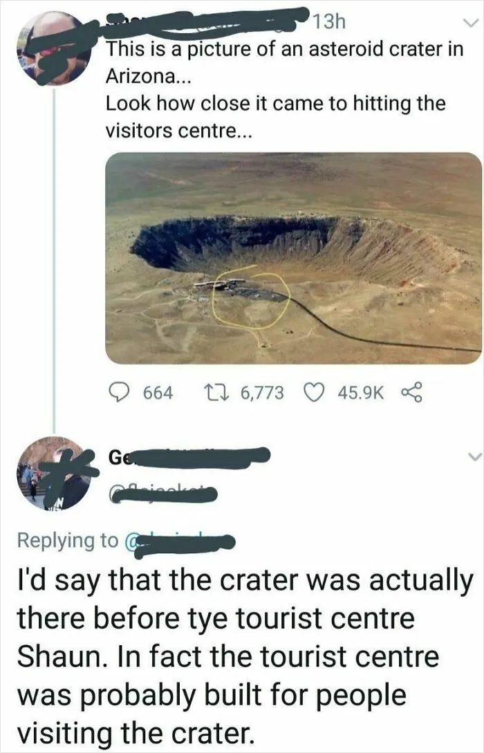 Pedant On Craters