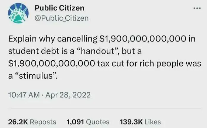 We've Got Socialism For The Rich And Harsh Capitalism For The Poor