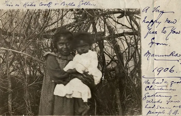 Katie Cook And Bella Gollen At Manuka, Australia, 1906