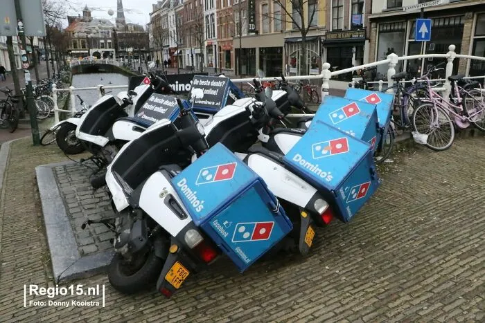 High Wind Storms Today In The Netherlands. Streets Of Delft Are Paved With Puns