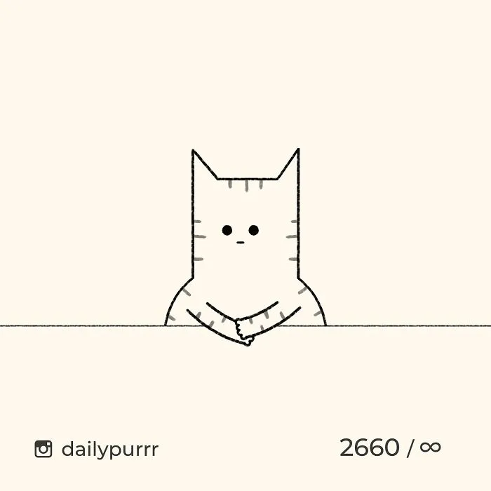 50 Times ‘Stupid Cat Drawings’ Made Everyone Laugh With How Accurate They Were