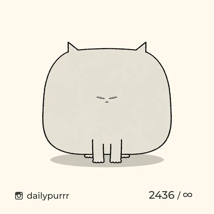 50 Times ‘Stupid Cat Drawings’ Made Everyone Laugh With How Accurate They Were