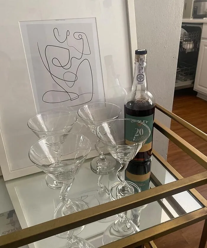 Your Stressed-Out Friend Can Pretend They're On A Chic Vacation, Even If They're Just On Their Couch, With Some Elegant <a Style="Display:inline;" Href="Https://Www.amazon.com/Libbey-Martini-Glasses-Lead-Free-Dishwasher/Dp/B00069ce7m?ie=utf8&linkcode=ll1&tag=bpcheetah-20&linkid=09b8b72f7ef818f69d3e05a50fac0837&language=en_us&ref_=as_li_ss_tl" Target="_blank">  <span Style="Font: Inherit; Color: #d74b1f;"> Martini Glasses</Span>
