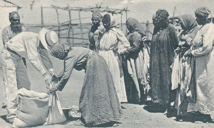 Flour Rations To Natives, South Australia, 1911