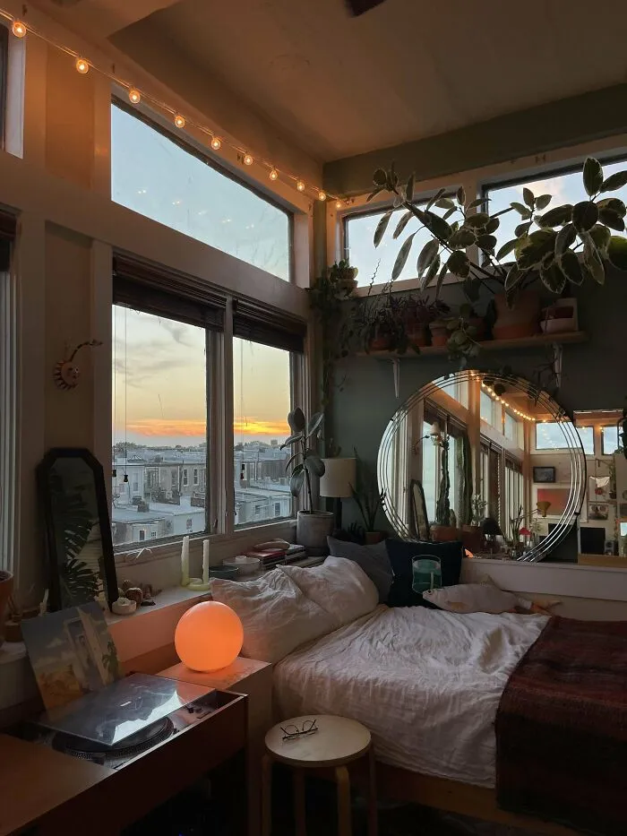 Bed Nook Taken Just After Sunset