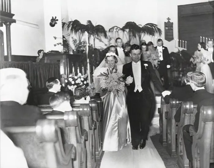 Mary Watkins Ayler Holt - 1939, Down The Aisle
