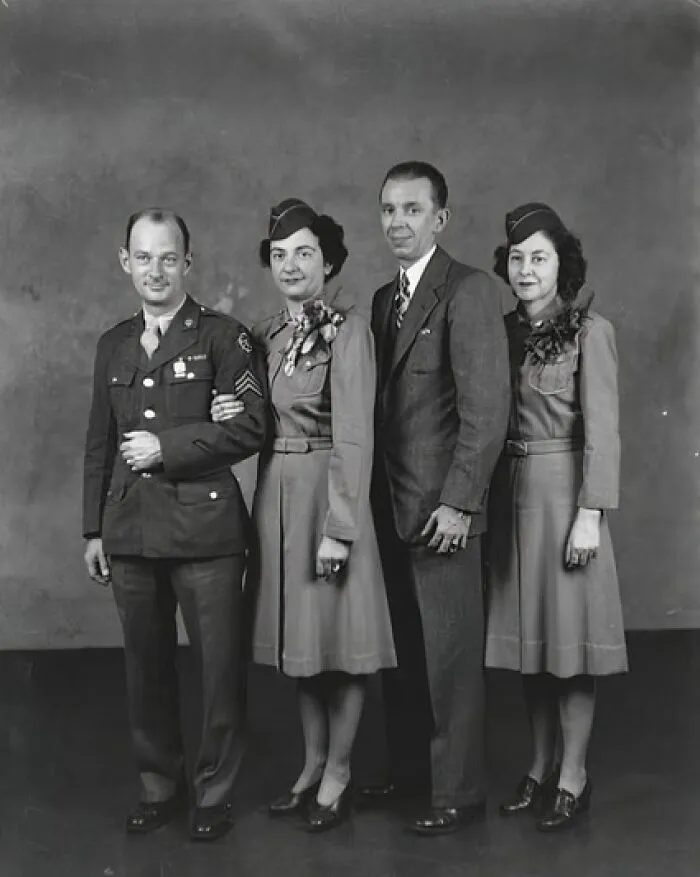 Sgt. & Mrs. J.J. Raphum - 1944