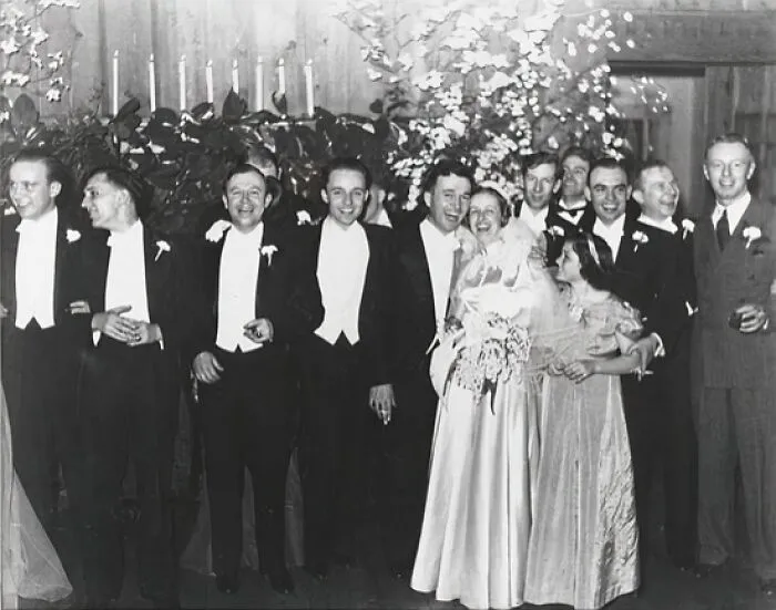 Mary Watkins Ayler Holt - 1939, Wedding Party