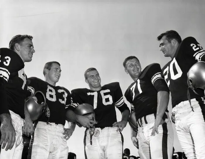 Fsu Football Player Burt Reynolds And Teammates In Tallahassee