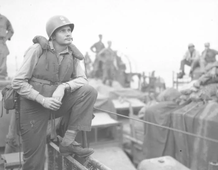 Landing Of LSM [Landing Ship Medium] 34, Zamboanga, Philippines