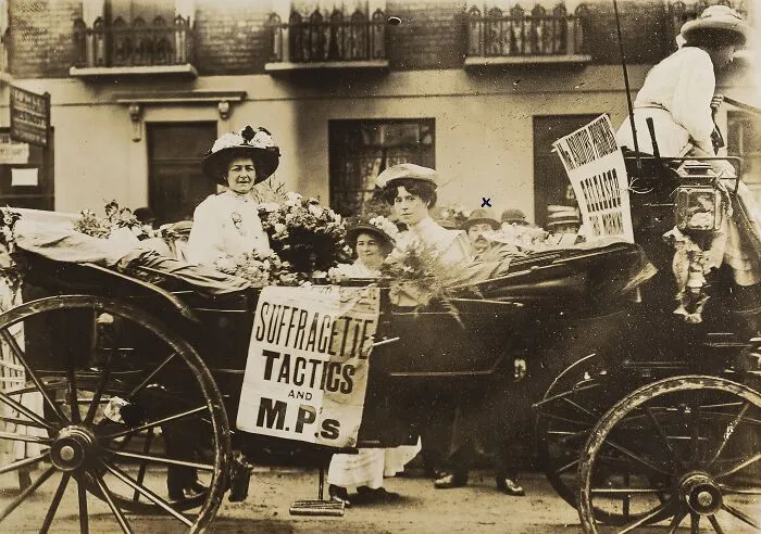 Released Suffragette Prisoners 'Miss Edith New' And 'Miss Leigh', 1908