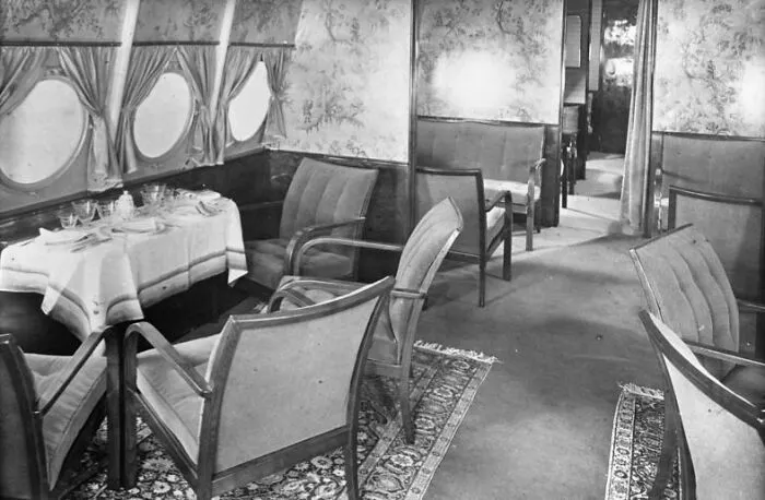 Dornier Do X Aircraft, Dining Room, 1930