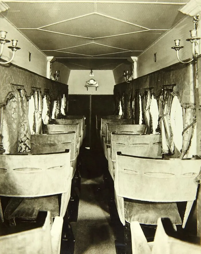 Interior Of New Handley Page W.8 Plane Cabin, Early 1920s