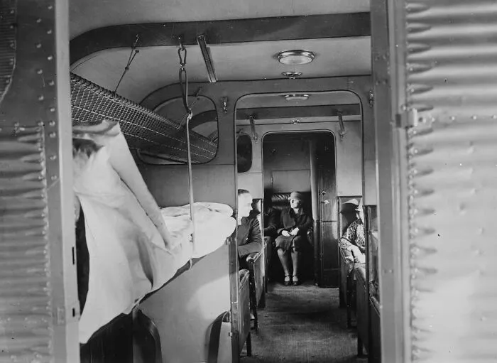 Interior Of Junkers 'Plane, 1927