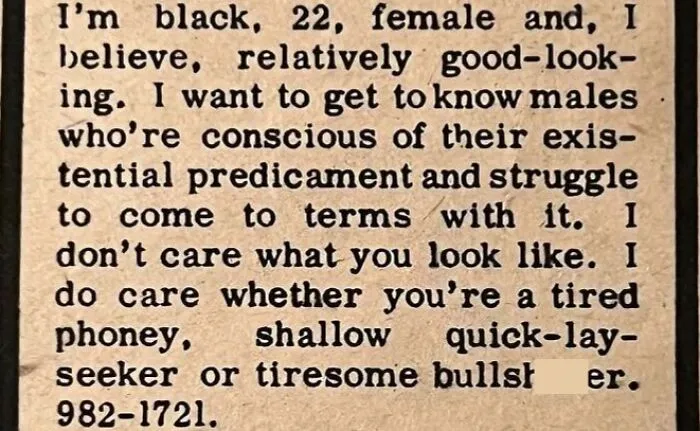 This IG Page Shares The Most Hilarious "Looking For Love" Ads, And Here Are The 50 Best