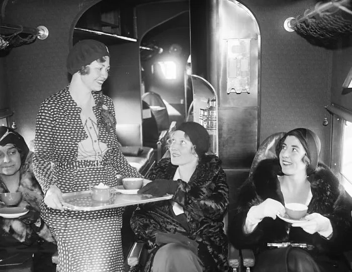  The Eastern Air Transport Company Hostess Serves Tea, 1931