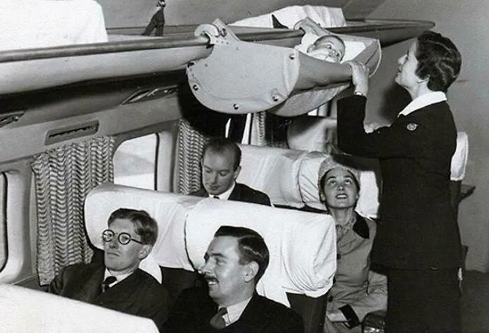 How Babies Used To Travel On Airplanes, 1950s
