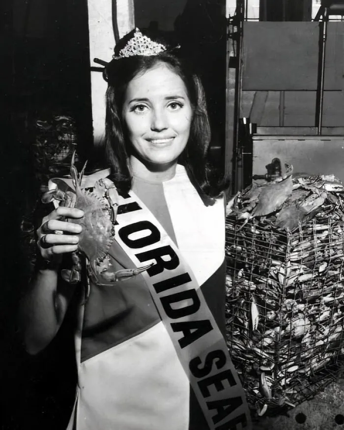 Mary Helen Marshall, 1970 Miss Florida Seafood Queen Of The Florida Seafood Festival, Apalachicola, Florida, 1970s