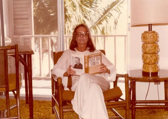 Mother Reading, Naples, Florida, 1977