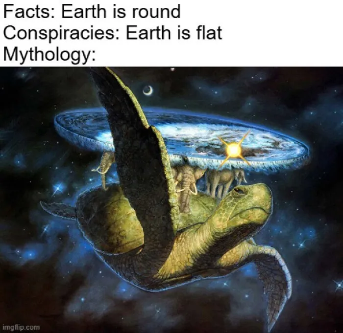Riding On The Back Of A Turtle