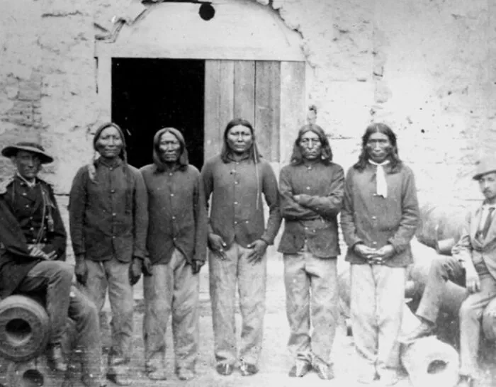 Native American Prisoners Of The Red River War, 1875
