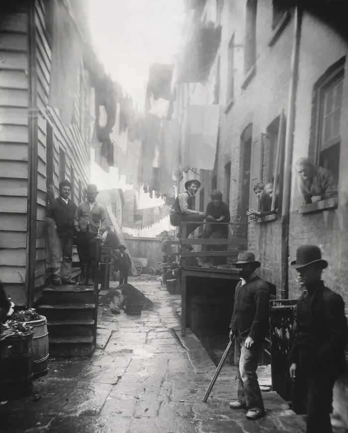 Bandits' Roost, 59 1/2 Mulberry Street, 1889