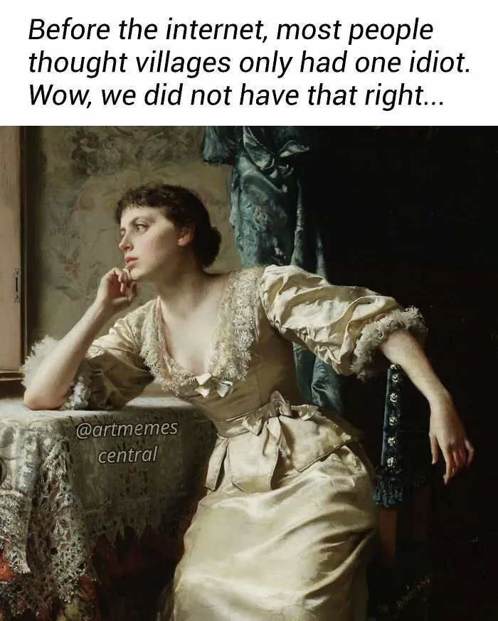 50 Classical Paintings Turned Into Hilarious Memes By "Art Memes Central" (New Pics)