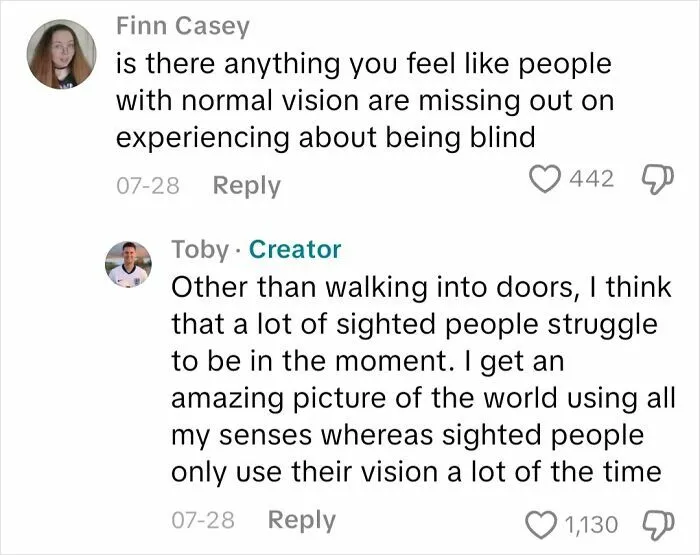 50 Diabolical, Unhinged And Funny Questions This Blind Guy Answered About Himself