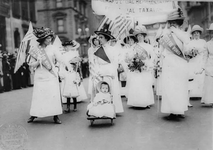 Feminist Suffrage Parade In New York City, 1912