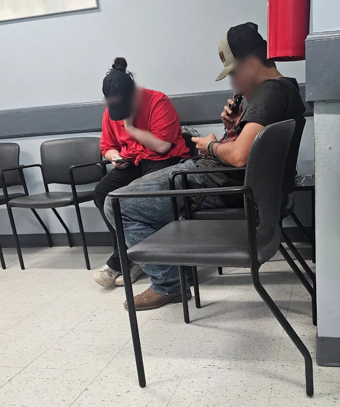 Vaping In Hospital Waiting Room